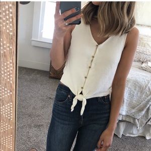 SALE! 💫 Madewell button tie tank top